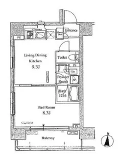 パークアクシス東陽町【5階】の間取り