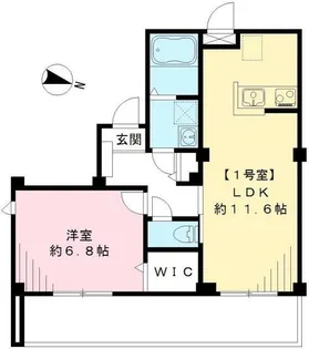 ビューノ芦花【4階】の間取り