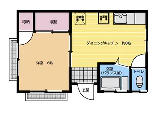 みどり荘【1階】の間取り