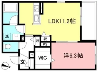 Caserta【1階】の間取り