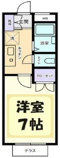 シャトー1番館【1階】の間取り