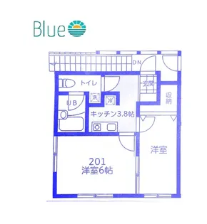 土筆荘【2階】の間取り