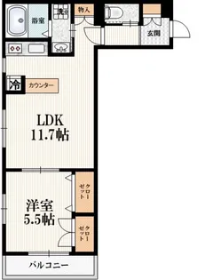 Le ciel ルシエル【2階】の間取り