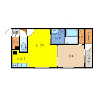 R.force朝日町【2階】の間取り
