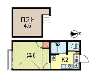松ノ木庵【2階】の間取り