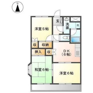 ハーツウィズASAHI【3階】の間取り