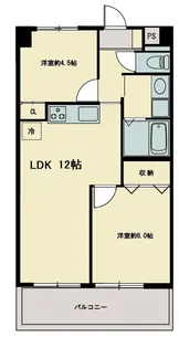 志幸75MANDARIN和光【4階】の間取り