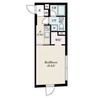S-FORT上池台【2階】の間取り