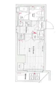 ヴォーガコルテ笹塚アジールコート【10階】の間取り