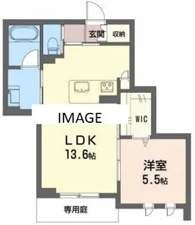 シャーメゾン北の杜【1階】の間取り