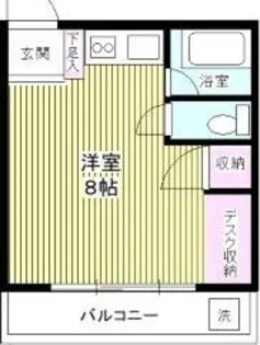 ハイツ大野台【1階】の間取り