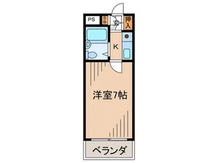 ハイム朝日【1階】の間取り