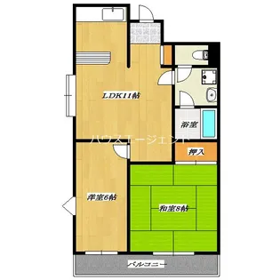 エレガンス葛西【3階】の間取り