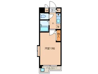 置地マンション【2階】の間取り