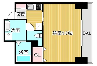 ウィスタリア京橋【2階】の間取り