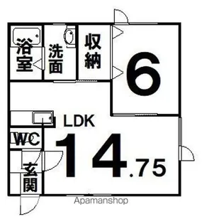 ケイズ・ステーブル【1階】の間取り