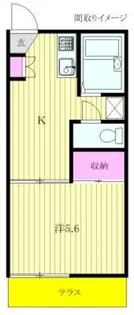 グリーンビューラーB【1階】の間取り