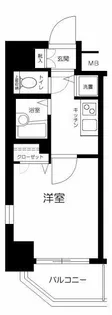 スパシエアランシア亀戸【8階】の間取り