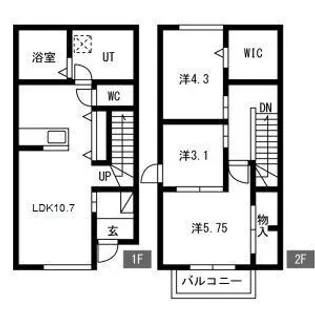 クレアの間取り