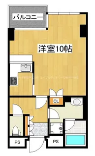 リバーサイド新潟【5階】の間取り