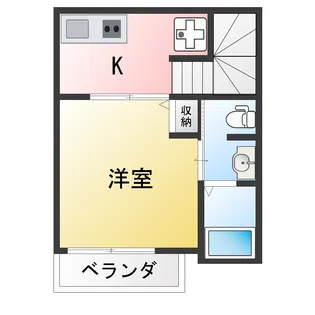 コンドレア牛久保西【2階】の間取り