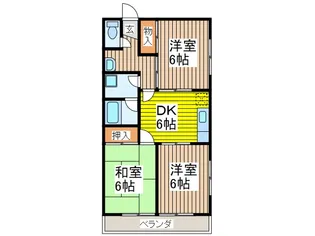 リシェス笹屋【3階】の間取り