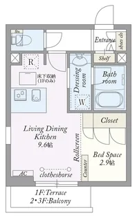 My Style vintage 根岸【3階】の間取り