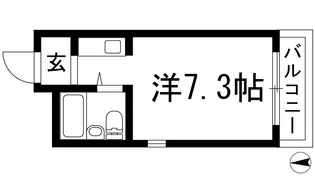ダイドーメゾン甲東園【2階】の間取り