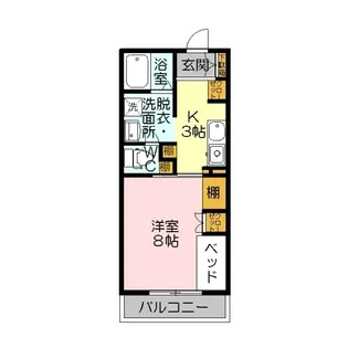 YNT第2マンション【1階】の間取り