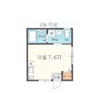 la vie belle西馬込【1階】の間取り