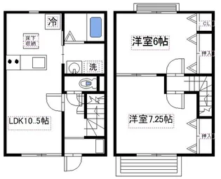 Revoir B【2階】の間取り