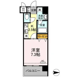 PRINCE54【7階】の間取り