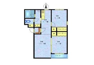 ラッキースター元町【3階】の間取り