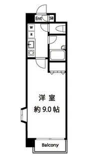 GRANPASEO新宿中井【4階】の間取り