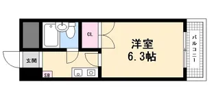 センテニアル横川【4階】の間取り