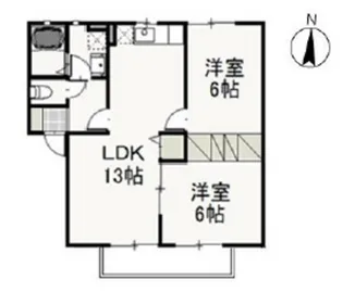 ベリーオーライ【2階】の間取り