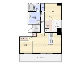 ポレスター太田駅前サウスレジデンス【12階】の間取り