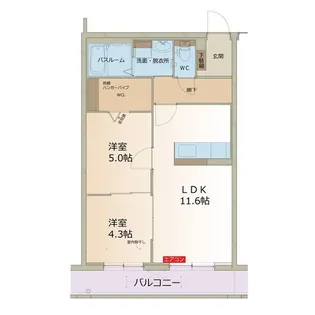 ARATA弐番館【1階】の間取り