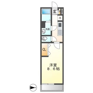 ルウナ【1階】の間取り