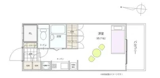 厚木アザレアビル【5階】の間取り
