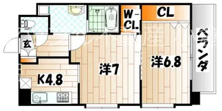 ザ・レジデンス香春口三萩野駅前【10階】の間取り