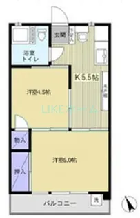 タツオカビル【2階】の間取り