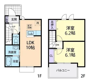フォレスタ 鴻巣 Aの間取り