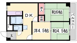 CARRONDS鈴蘭台北町【2階】の間取り