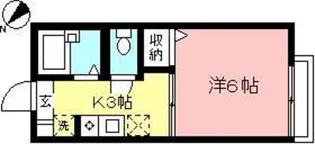 シャムロック【2階】の間取り