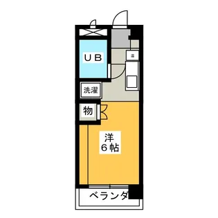 ハイム伊勝【1階】の間取り