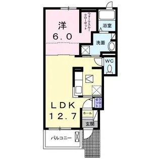 フランカーサI【1階】の間取り