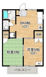 エクスバージ【2階】の間取り