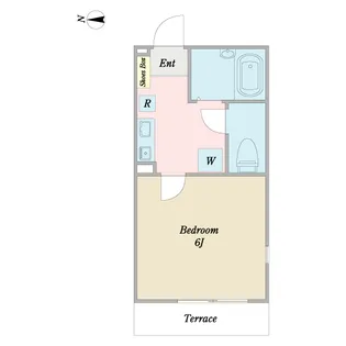 シエルコート新鎌ヶ谷【1階】の間取り