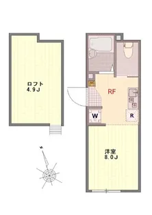 コンフォート北赤羽【1階】の間取り